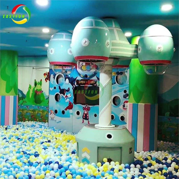 Children Indoor Playground Naughty Fort Sprinkle Balls Game Machine