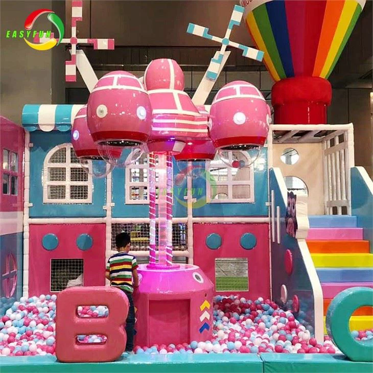 Children Indoor Playground Naughty Fort Sprinkle Balls Game Machine