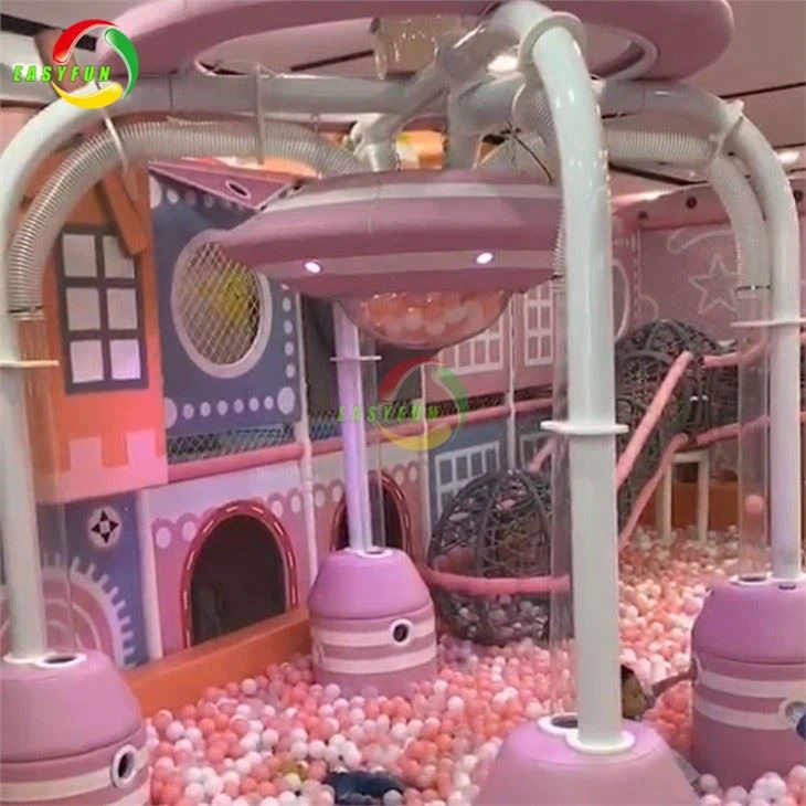 Hot Sell Ball Collection Sprinkling Ball Game Machine For Soft Playground In Amusement Park