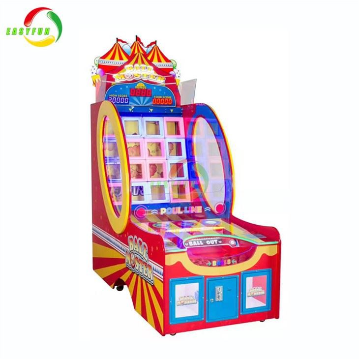 Ball Monster Throwing Balls Coin Operated Arcade Games Machines For Sale