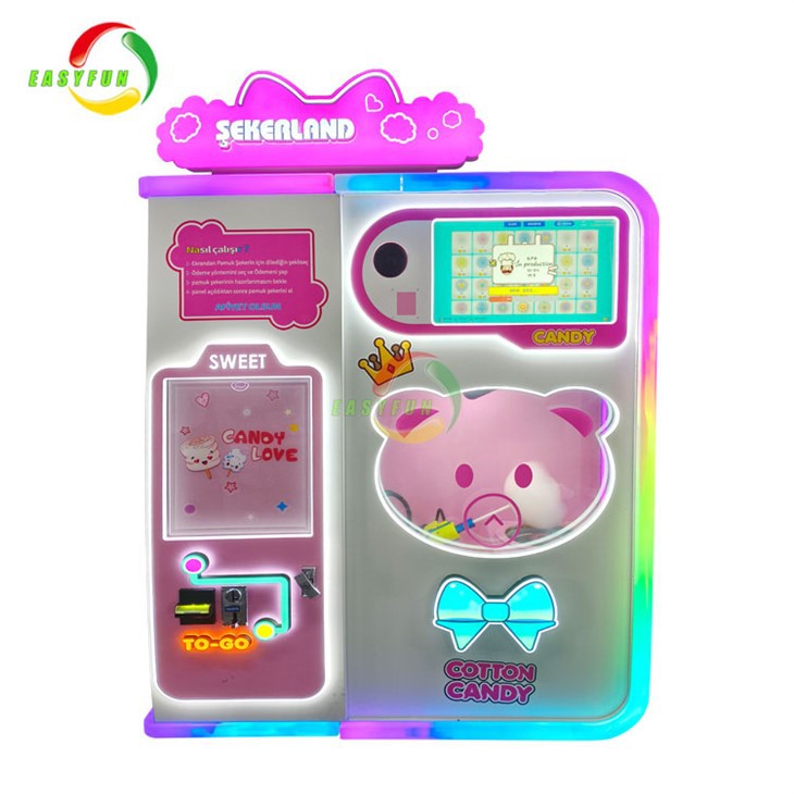 Automatic Cotton Floss Candy Machine