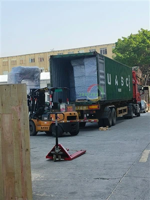 Easyfun 40HQ Container Boxing Game Machines Ship To Saudi Arabia